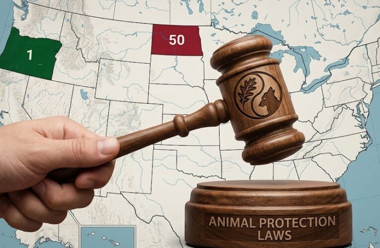 The State of Animal Law: Oregon Ranks #1 as North Dakota Trails at #50